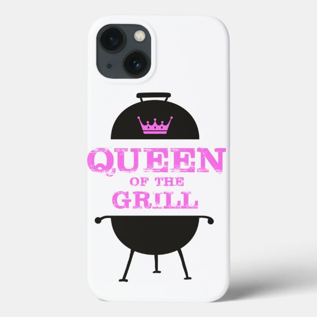 Königin des Grills, rosa Kronenrosa Case-Mate iPhone Hülle (Rückseite)