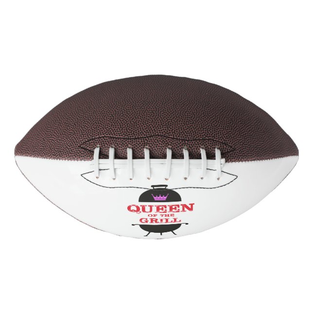 Königin des Grills, rosa Kronenrot Football (Vorderseite)