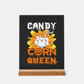Königin des Halloween-Geisterfledermaus-Spinnennet Acrylschild