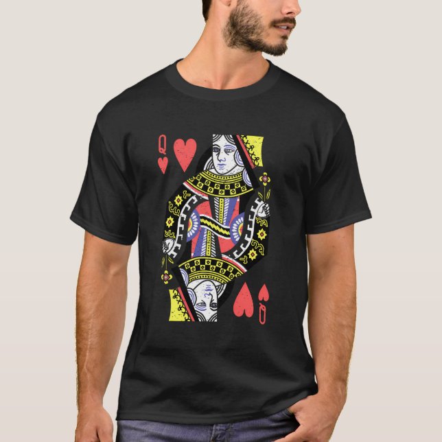 Königin des Herzens, die Halloween S T-Shirt (Vorderseite)