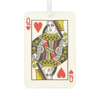 Königin des Herzens, die Karten spielen Autolufterfrischer