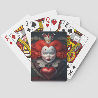 Königin des Herzens, die Karten spielen Spielkarten