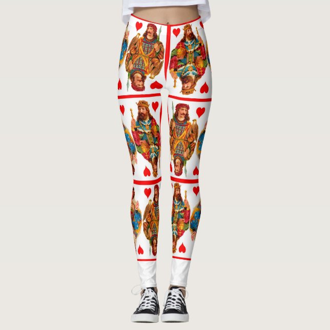 Königin des Herzens Jack des Herzens Leggings (Vorderseite)