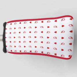 Königin des Herzens Königin des Kurses Valentine Golf Headcover