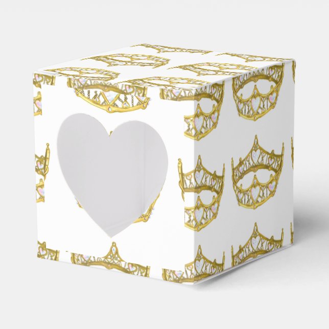 Königin des Herzens Kronenfavorisierbox Geschenkschachtel (Vorderseite)