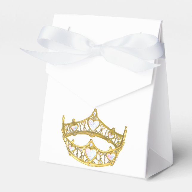 Königin des Herzens Kronzelt Geschenkschachtel (Vorderseite)