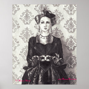 Königin des Herzens Poster Königin der Kunst des H