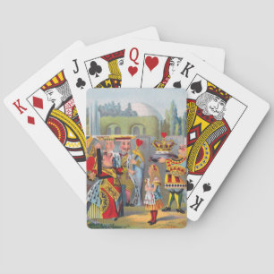 Königin des Herzens und der Alice Spielkarten