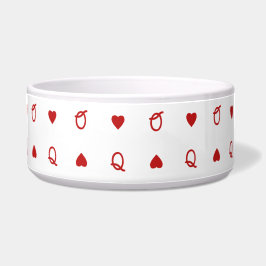Königin des Herzens Valentinstag Moderne Haustiers Napf