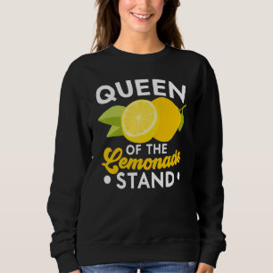 Königin des Limonadenstandes Zitrone Fruchtsaftg Sweatshirt