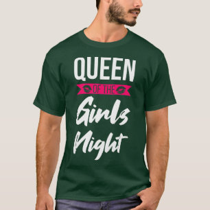 Königin des Mädels-Abend-Partys Damen Braut T-Shirt