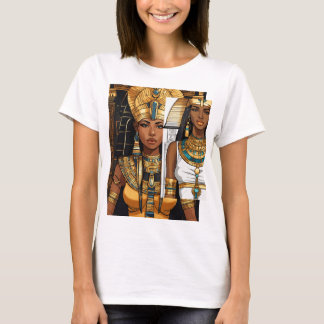 Königin des Nils: ägyptisch-Inspiriertes Frauentri T-Shirt