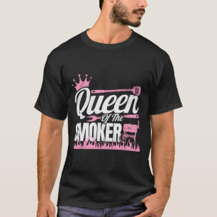 Königin des Rauchgrills Frauen Beef Brisket Smoki T-Shirt