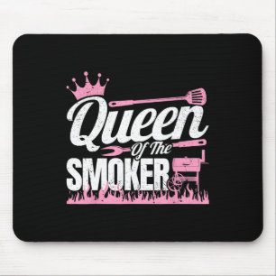Königin des Rauchgrills Frauen Rinderbrust Smoki Mousepad