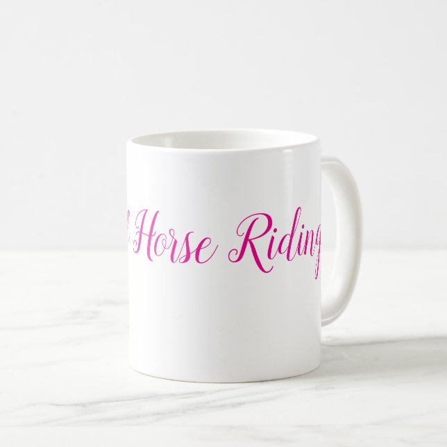 Königin des Reitens Kaffeetasse (VorderseiteRechts)
