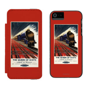 Königin des Schottenpullman-Zugs Incipio Watson™ iPhone 5 Geldbörsen Hülle