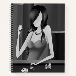 Königin des Spiels - Las Vegas Casino Notizbuch