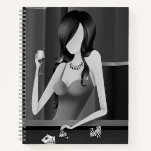 Königin des Spiels - Las Vegas Casino Notizbuch