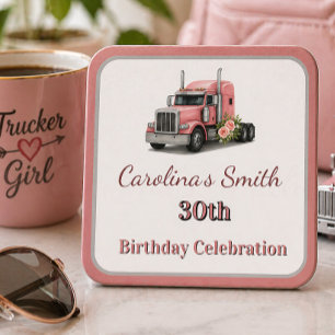 Königin des Straßenfahrers Rechteckiger Pappuntersetzer