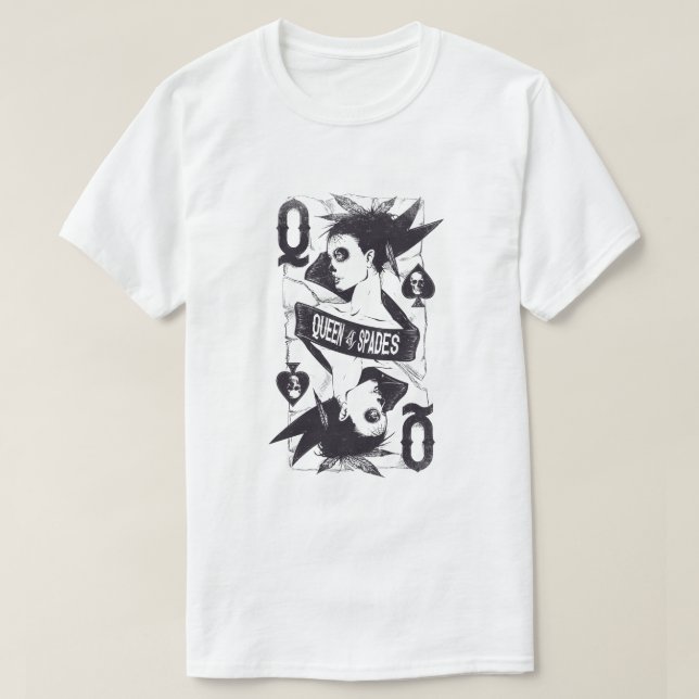 Königin des T - Shirt der Spaten-Männer (Design vorne)
