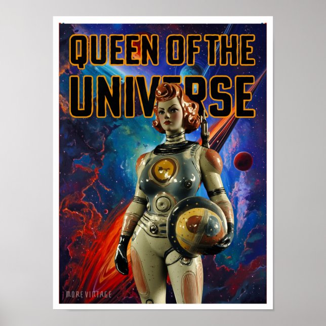 KÖNIGIN DES UNIVERSUMS-SCI-FI-DRUCKS POSTER (Vorne)
