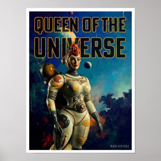 KÖNIGIN DES UNIVERUMS-SCI-FI-DRUCKS POSTER (Vorne)
