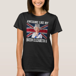 Königin Elisabeth II. Britische Kronenkönigin E T-Shirt