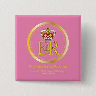 Königin Elisabeth II. Regentschaft Button