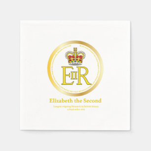 Königin Elisabeth II. Serviette