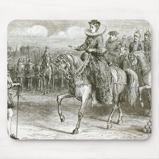 Königin Elizabeth am Tilbury Mousepad (Vorne)