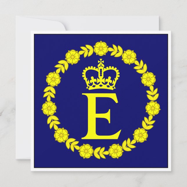 Königin Elizabeth Einladung (Vorderseite)