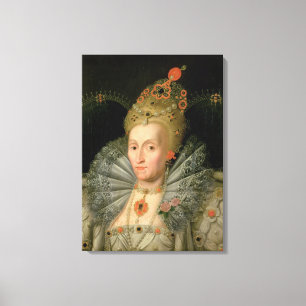 Königin Elizabeth I (Fehlschlaglängenporträt) Leinwanddruck