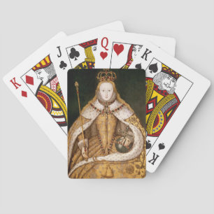Königin Elizabeth I. in Coronation Robes Spielkarten
