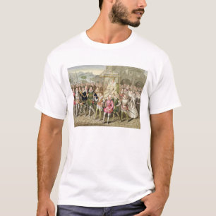Königin Elizabeth I in der Prozession mit ihren T-Shirt