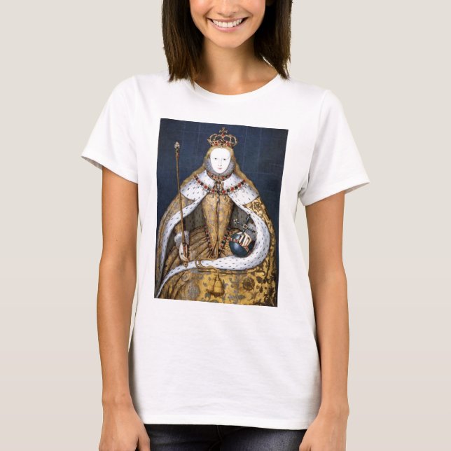 Königin Elizabeth I: Krönung T-Shirt (Vorderseite)