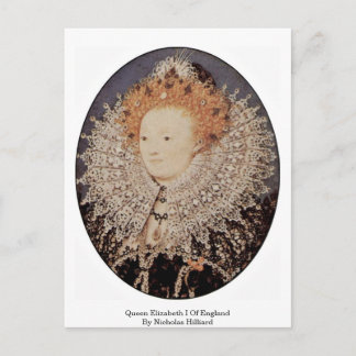 Königin Elizabeth I. von Nicholas Hilliard Postkarte