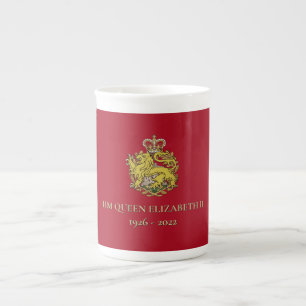 Königin Elizabeth II. Gedenkstätte China Tasse