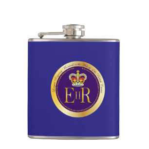 Königin Elizabeth II. längste Reign Flachmann