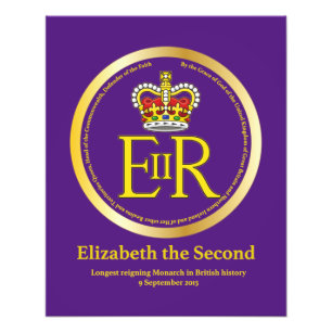 Königin Elizabeth II Reign Fotodruck