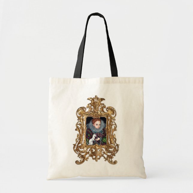 Königin Elizabeth und eine Ermine-gerahmte Tasche (Vorne)