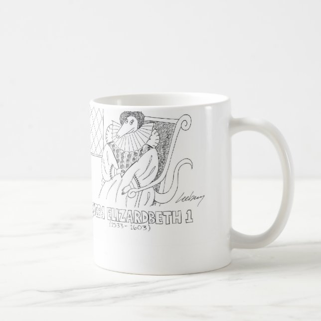 Königin Elizardbeth 1 Kaffeetasse (Rechts)
