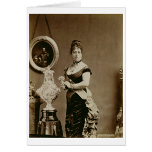 Königin Emma (1836-85) (Sepia-Foto)
