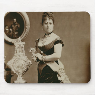 Königin Emma (1836-85) (Sepiaphotographie) Mousepad