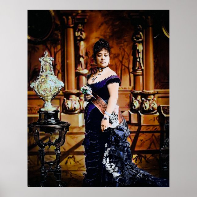 Königin Emma 1880 Poster (Vorne)