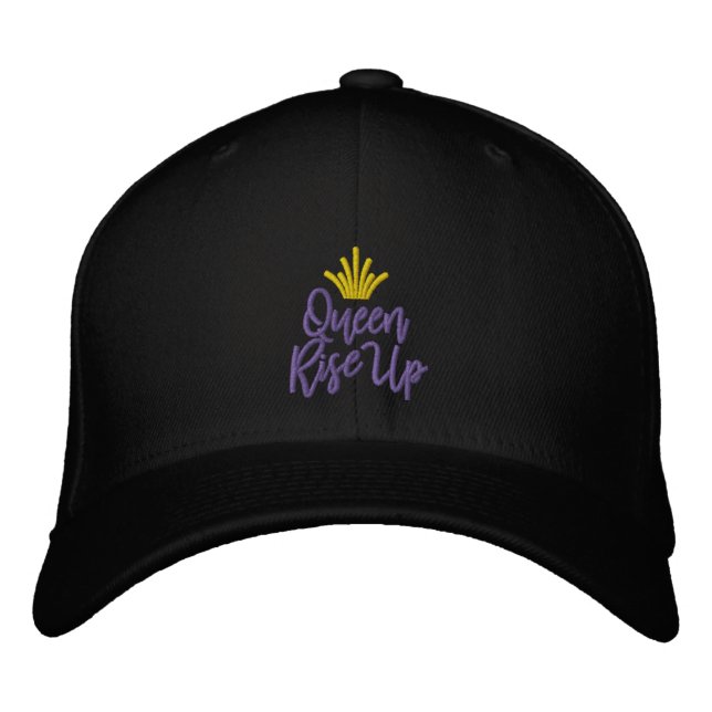 Königin erhebt Baseball-Cap Bestickte Baseballkappe (Vorderseite)