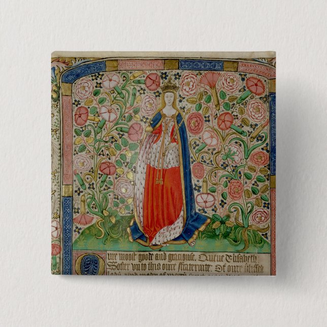 Königin-Gemahl Elizabeth Woodville von König Button (Vorderseite)