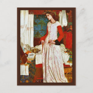 Königin Guinevere von William Morris (Beste Qualit Postkarte