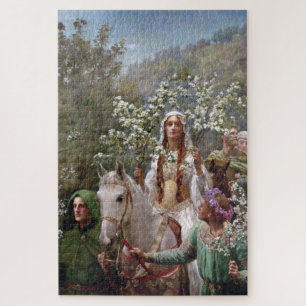 Königin Guineveres Maifeiertag (von John Collier)
