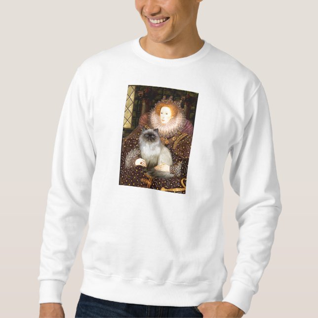 Königin-Himalaya-Katze 7 Sweatshirt (Vorderseite)