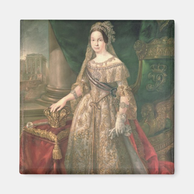 Königin Isabella II 1843 Magnet (Vorne)